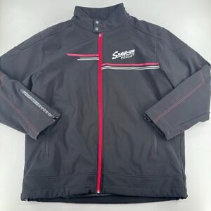 Snap On Tools Soft Shell Jacket MENS Top Speed 2 Choco Black Full Zip 2XL